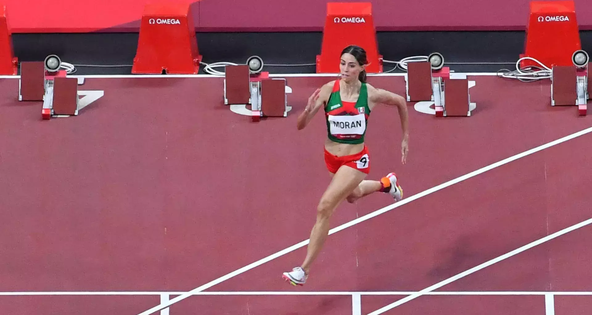 Paola Morán en la semifinal de los Juegos Olímpicos de Tokio 2020