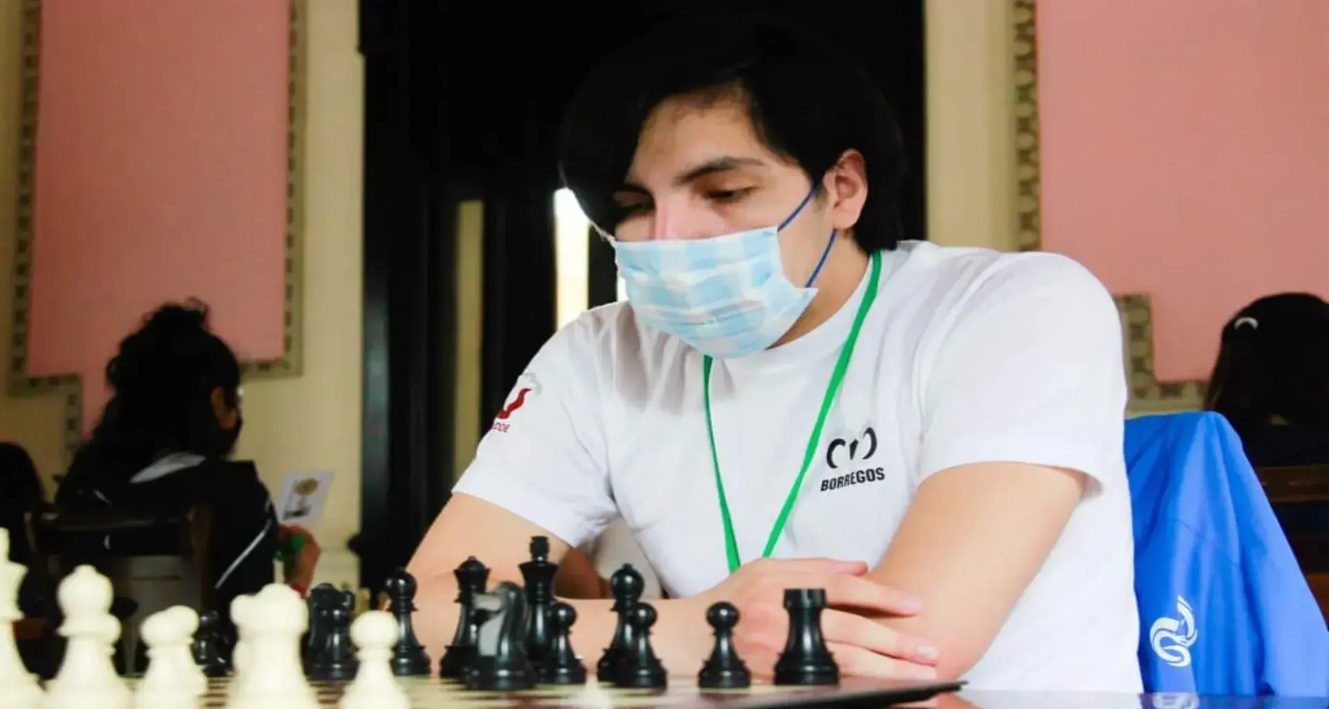 Jerónimo durante una competencia 