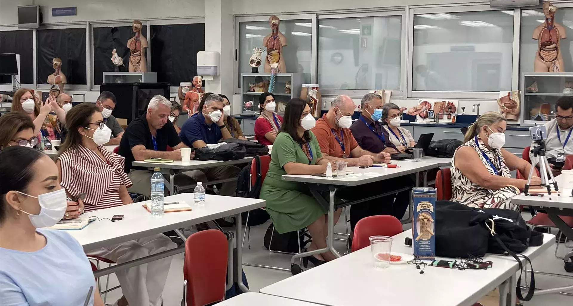 Decanos de escuelas de medicina de Brasil visitan las sedes en Monterrey de la Escuela de Medicina y Ciencias de la Salud del Tec.