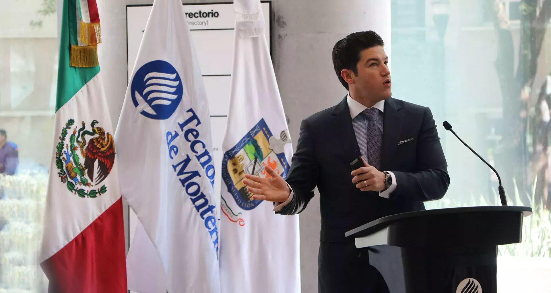 Presenta gobernador de Nuevo León Plan Maestro del Agua en el Tec