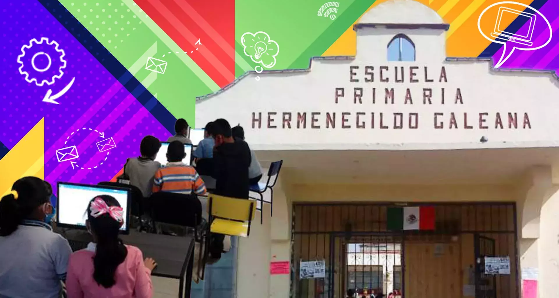 Escuela primaria Hermenegildo Galeana equipada con salón de cómputo