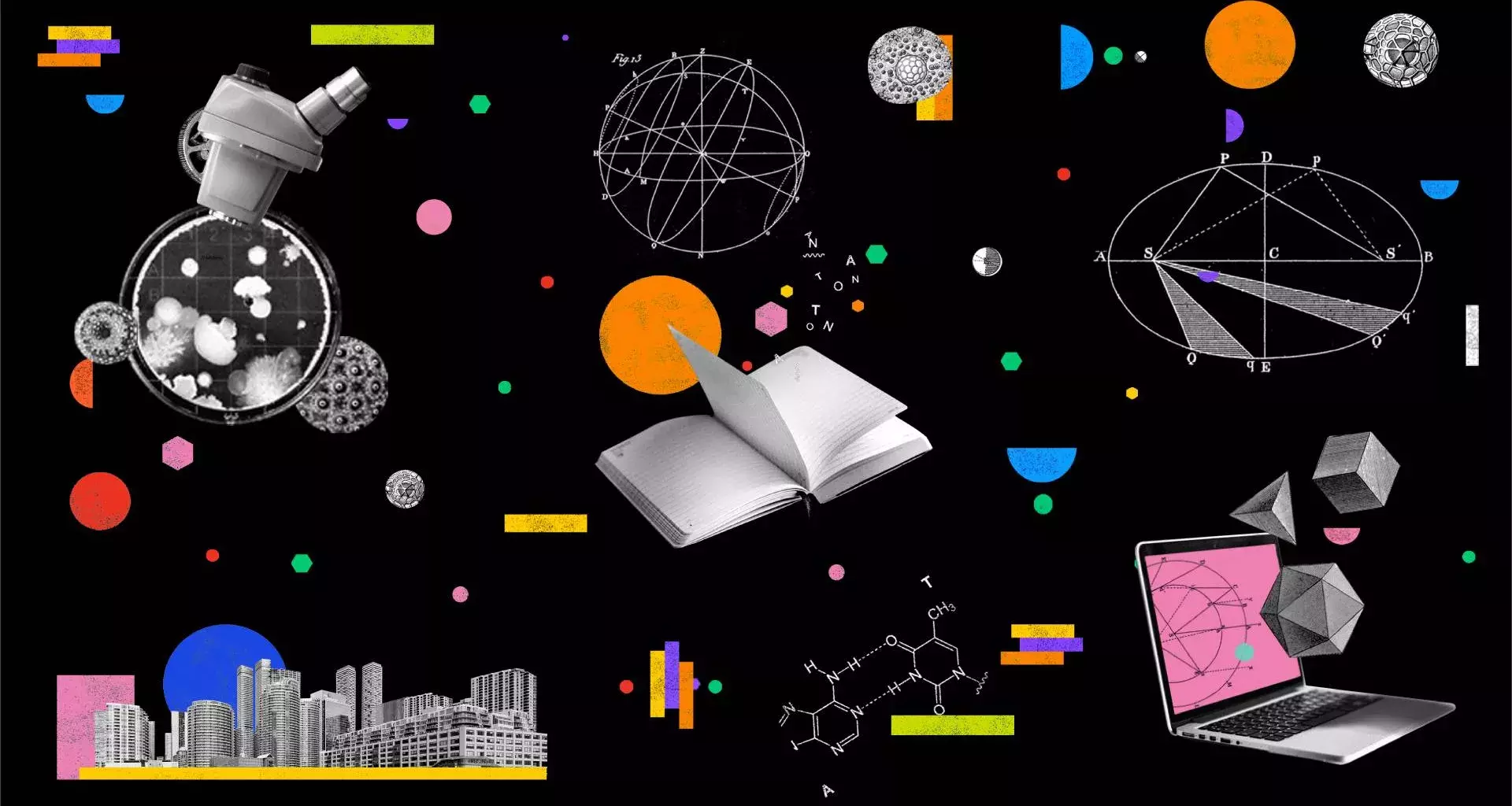 Ilustraciones de TecScience del Tec de Monterrey