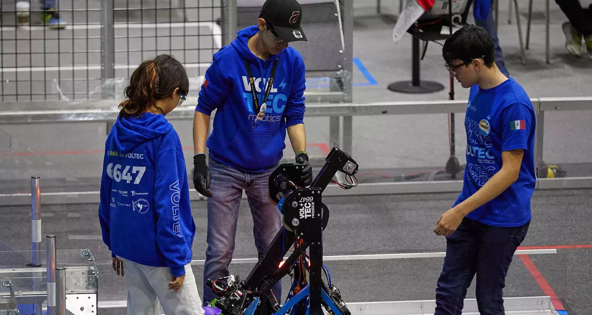 Voltec equipo de robótoca de la PrepaTec Eugenio Garza Lagüera obtivo el pase al mundial de FIRST