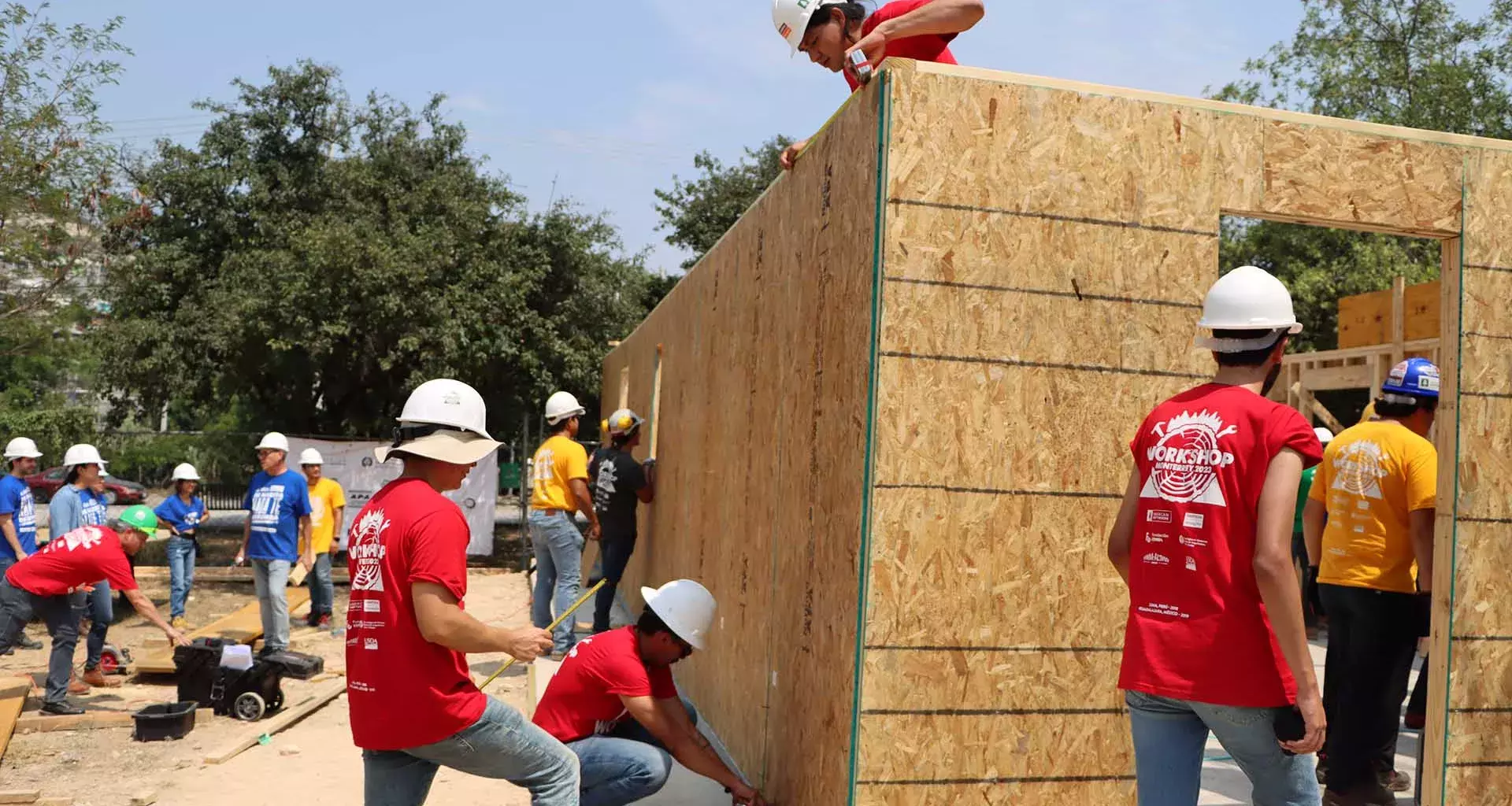 ¡Construcción sostenible! estudiantes diseñan aula de madera en kínder