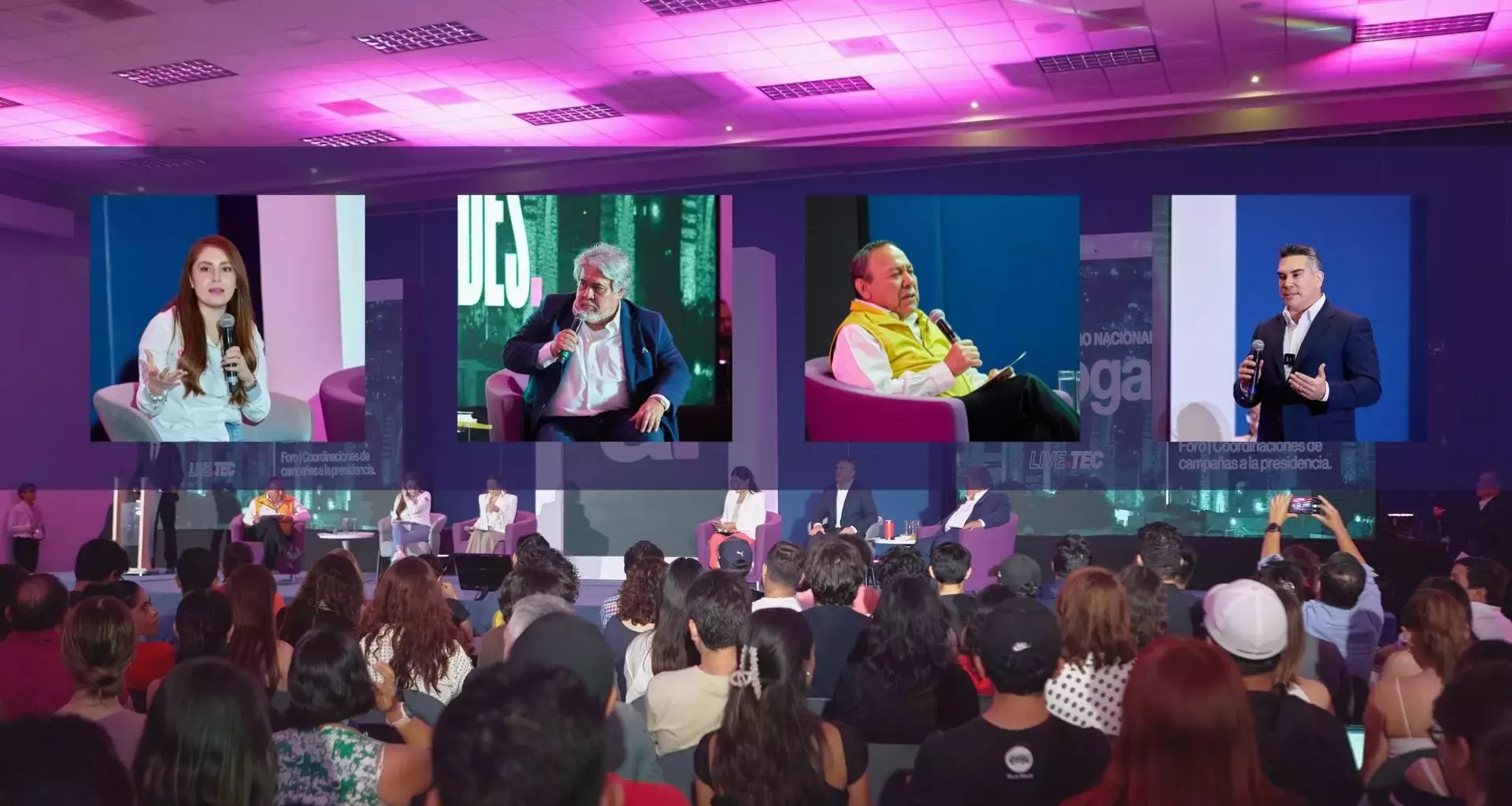 Se realiza foro Dialoga con líderes de partidos de México con estudiantes del Tec campus Qro