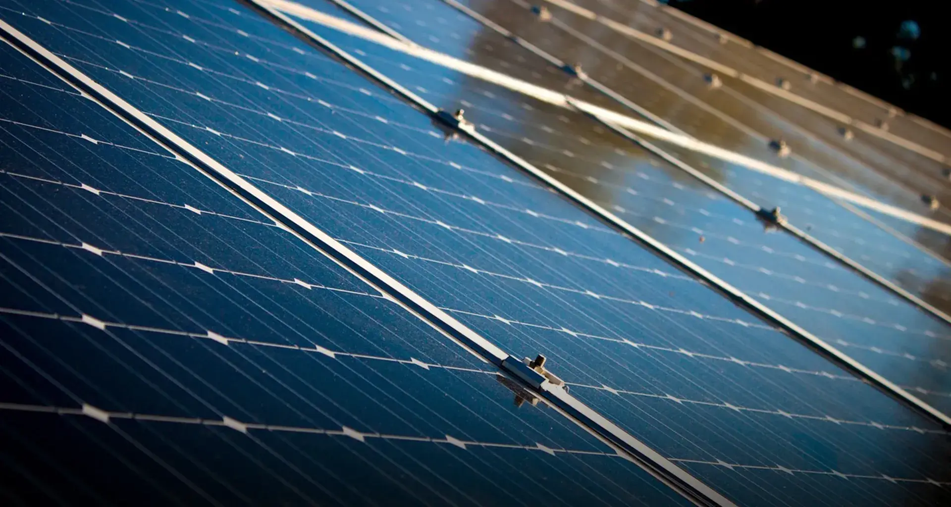 Imagen de un panel solar.