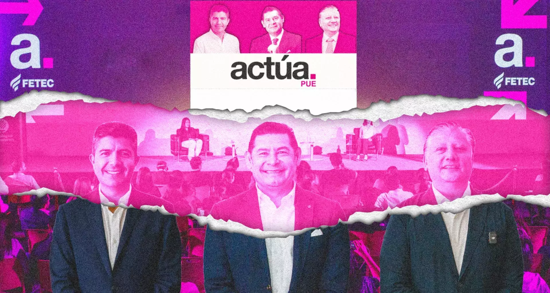 Candidatos participan en el foro actúa en el Tec de Monterrey campus Puebla