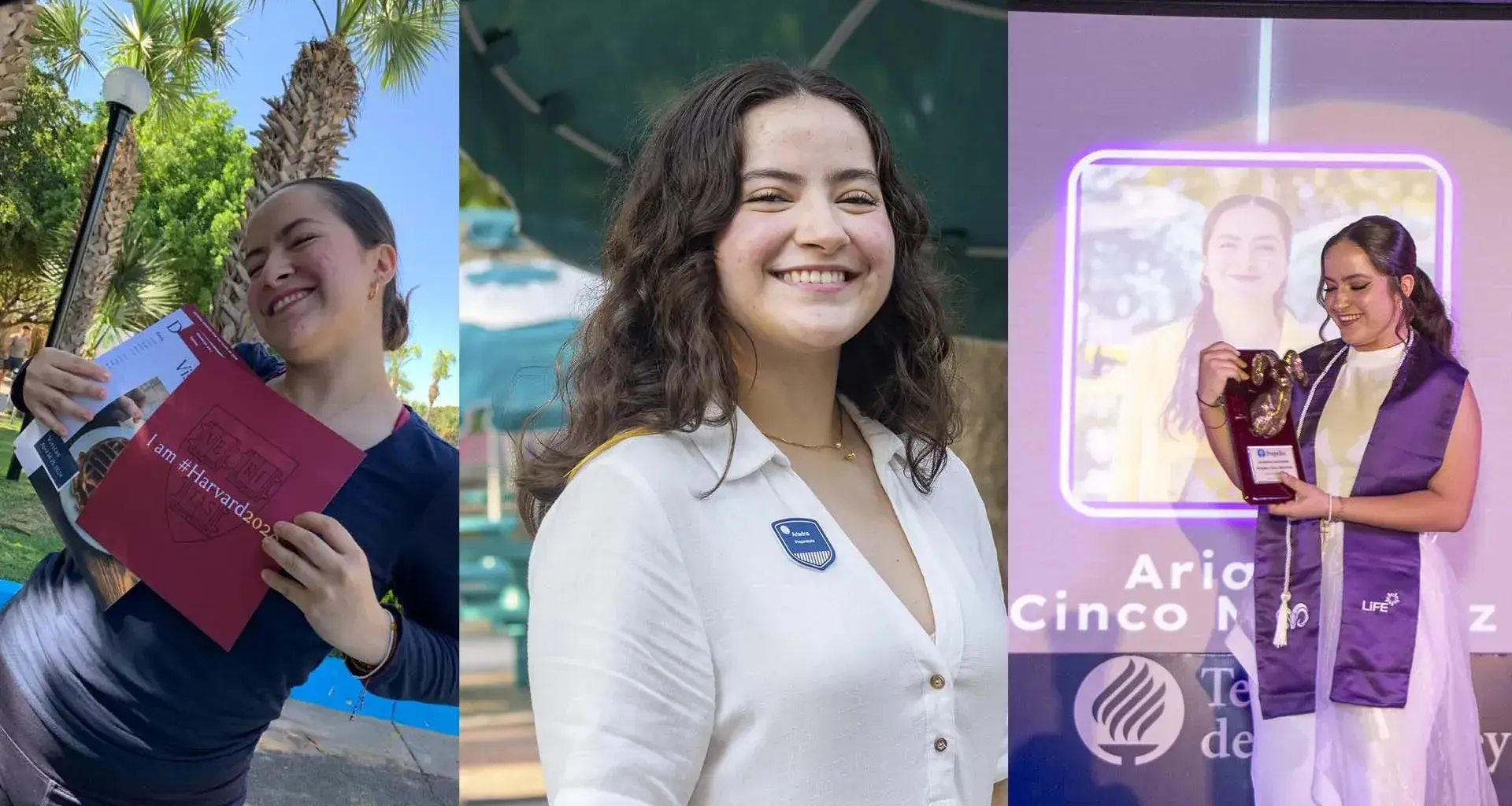 Ariadna Cinco alumna de PrepaTec estudiara en harvard