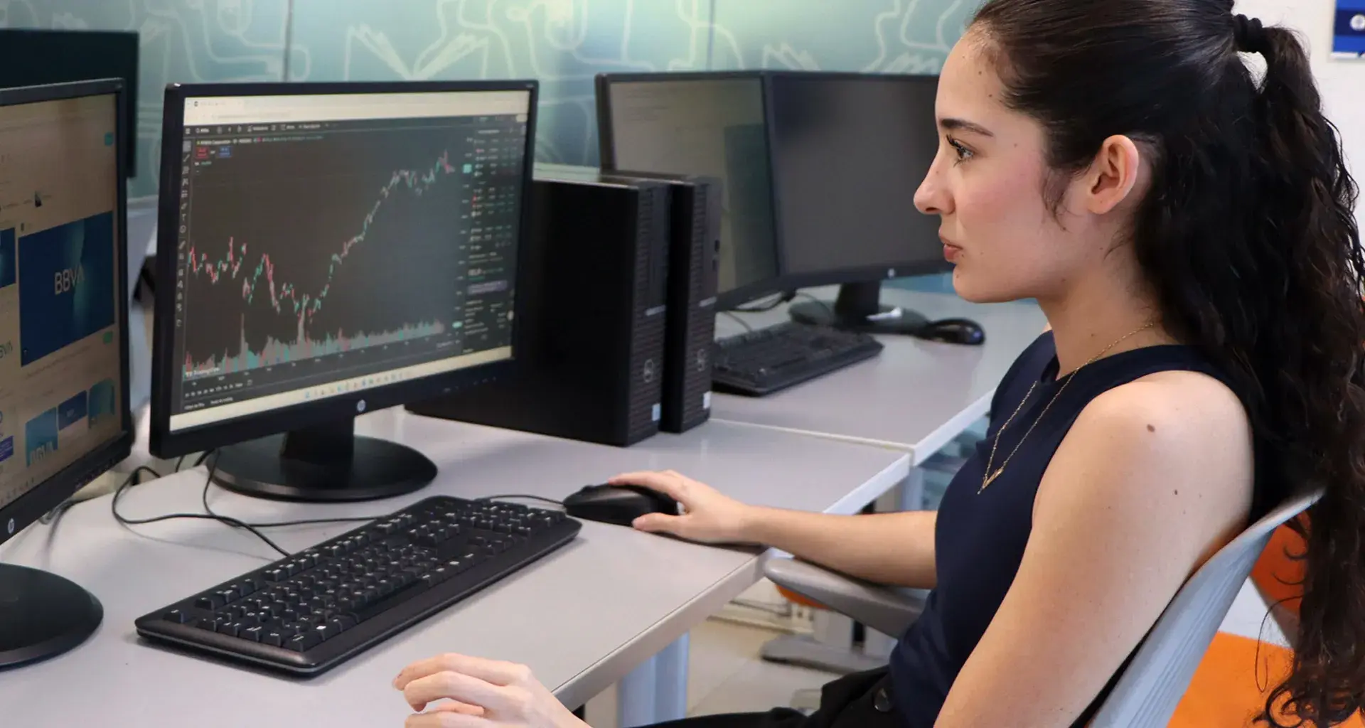 Arantxa Miranda, alumna de quinto semestre de la Licenciatura en Finanzas (LAF) del Tecnológico de Monterrey, Campus Cuernavaca fue seleccionada para participar en la estancia profesional Clínica Fondo BBVA-Tec.