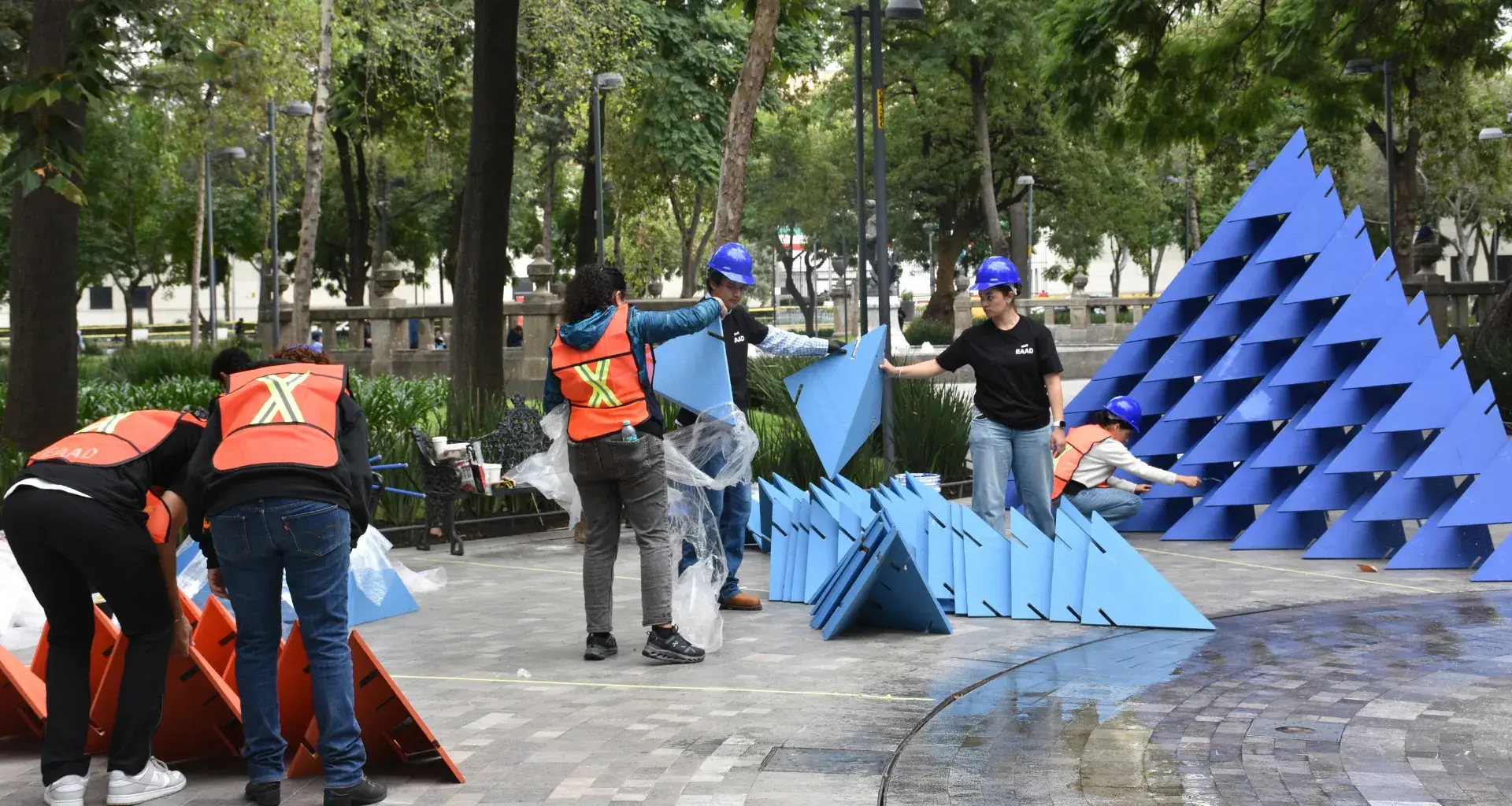 Equipo de Campus León en la construcción de Alae en CDMX