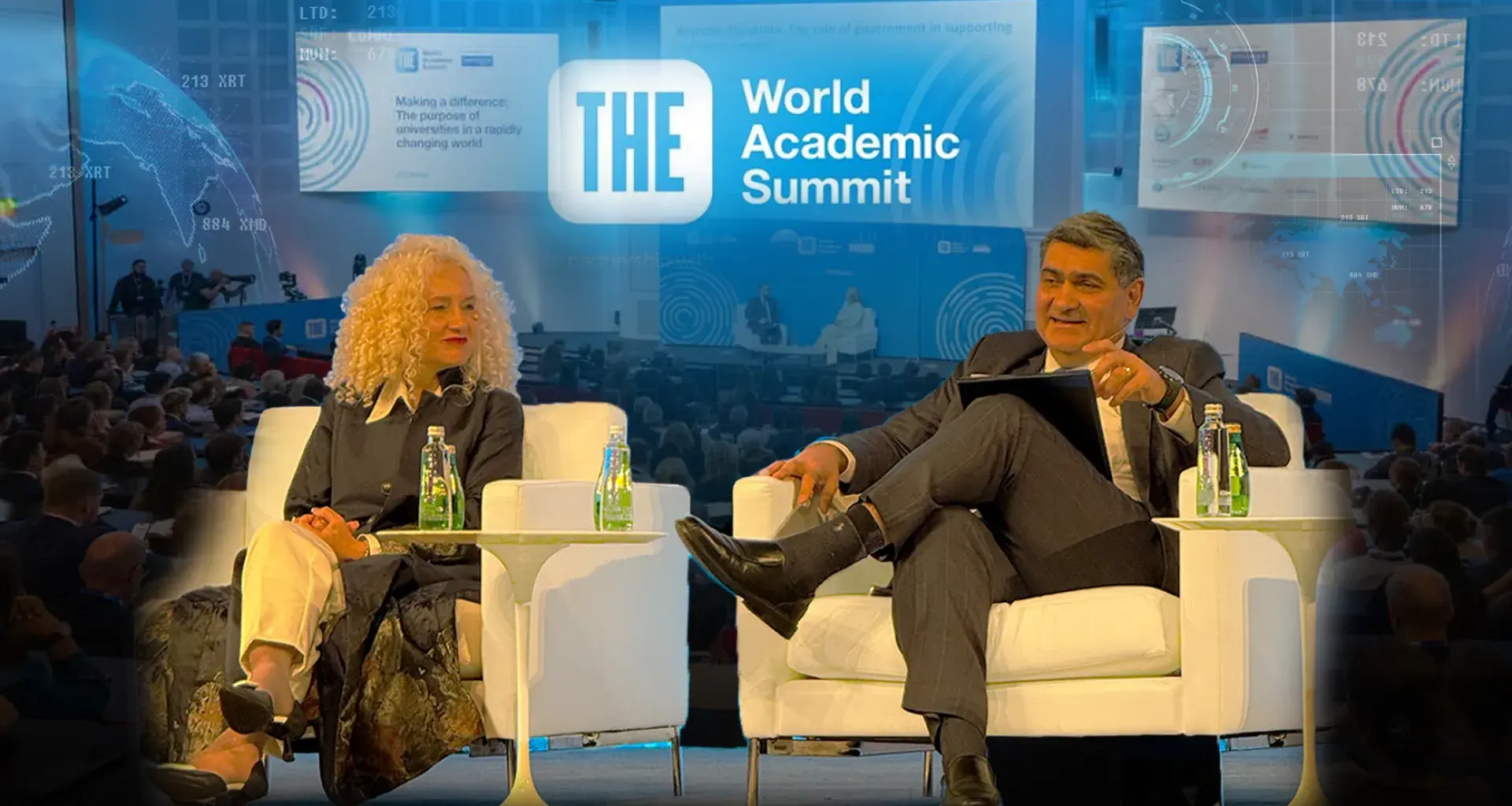 David Garza participa en panel de THE World Academic Summit, en Arabia Saudita