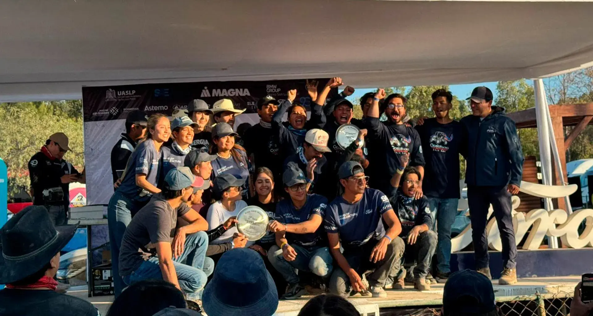 El grupo estudiantil  Exergia Racing Team con estudiantes del Tec campus Querétaro obtuvo el primer lugar general 