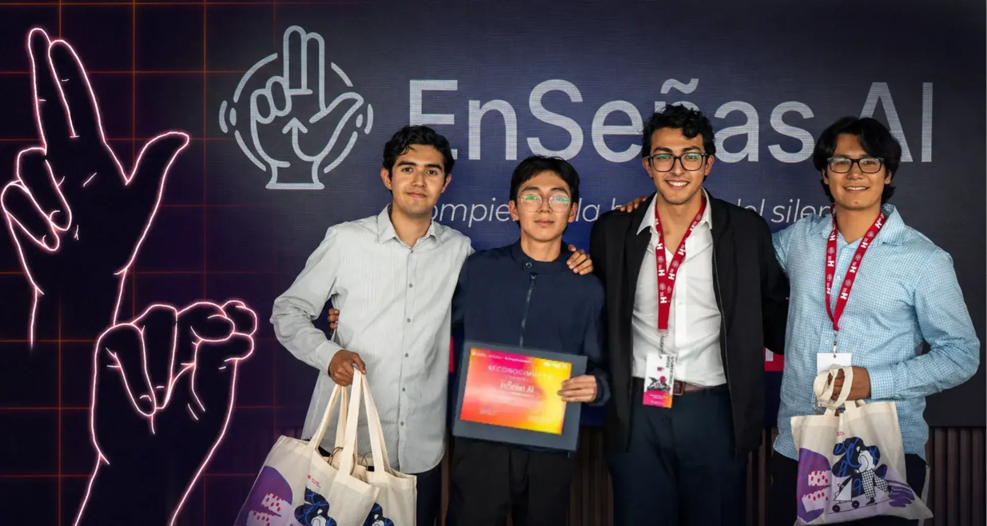 Equipo de estudiantes del Tec de Monterrey presenta EnSeñas AI, traductor de Lengua de Señas Mexicana con inteligencia artificial