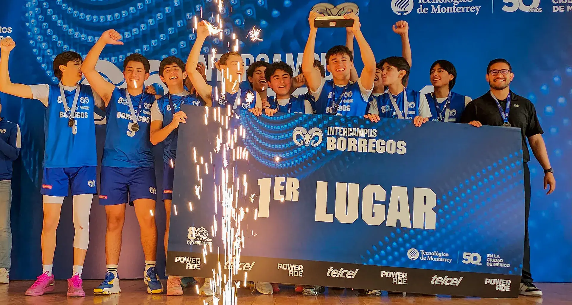 ¡Portan oro! Borregos de PrepaTec Toluca ganan Copa Intercampus