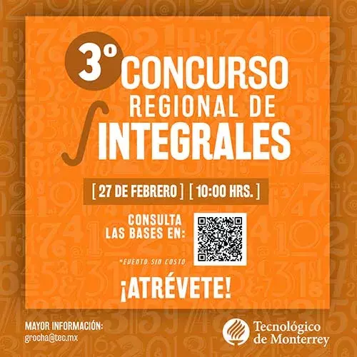 Participa en el Concurso Regional de Integrales 2019