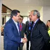 David Garza, Rector del Tec de Monterrey, con Jorge Roza de Oliveira, embajador de Portugal en México