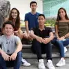 Alumnos ganadores de la beca "Jóvenes en Acción"