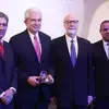 Integrantes del presidium de la graduación en Campus Tampico