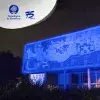 Rectoría se ilumina de azul por el #75añosTec (fotogalería)