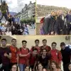 Diferentes alumnos en intercambio europeo