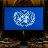 Asamblea General de la ONU, Secretario General en podium Antonio Guterres