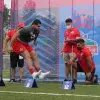 Héctor Zepeda en el NFL National Combine México 2021