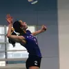 Andrea Ponce en juegos nacionales de voleibol