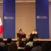 Marisa Lazo consejos para emprendedoras, en charla en el Tec Guadalajara, como presentación de su libro La ambición también es dulce.