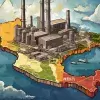 ilustración del fenómeno nearshoring en México