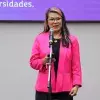 Janeth Aguirre durante su discurso en el Premio Mujer Tec 2024.