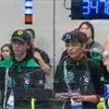 Equipo mexicano durante partido de la final del mundial de robótica FIRST