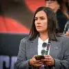 María Fernanda Fregoso en la gestión de un partido