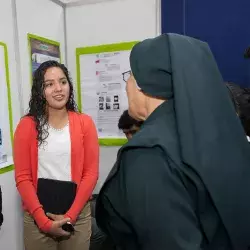 Alumnos durante la presentación de sus proyectos