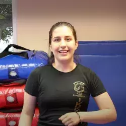 Alumna participante del mundial de kenpo