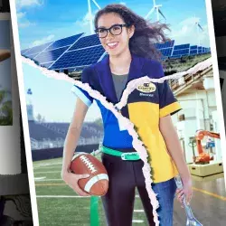 Lilia, anota un "touchdown" en su vida como estudiante