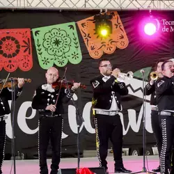 Mariachi en la fiesta mexicana