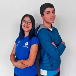 Denisse Garnica y Edgar Femat, buscan el oro nacional en el área de matemáticas.