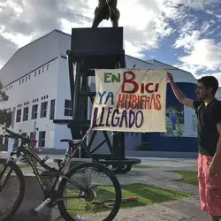 Iniciativa en bici ya hubieras llegado