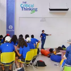 clases de PrepaTec en el Thinking Lab