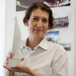 Adriana Martínez, ganadora del premio Mujer Tec 2019