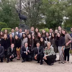 Delegación Ciudad Juárez en TECHMUN en campus Chihuahua