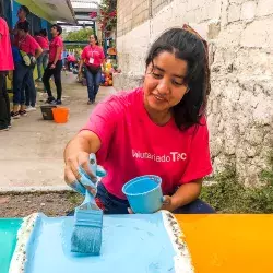 70 voluntarios del campus Cuernavaca impactan a niños de Xochitepec en el Día del Voluntariado tec