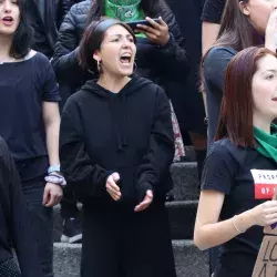 Protesta contra la violencia de género 