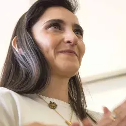 Carmen Karina en ceremonia para tomar la presidencia por PCM Noticias