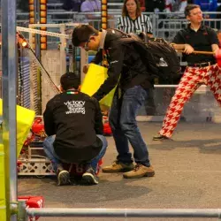 El equipo LamBot se encuentra a punto de competir en el mundial.