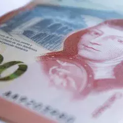 Anverso del billete de cien pesos nominado al más bonito del mundo