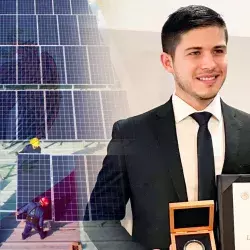 The young man trying to bring solar energy to rural areas and cities