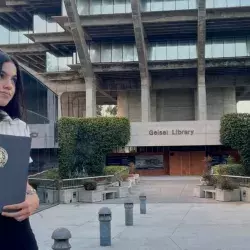 Liz en la universidad de California