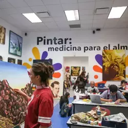 Vista amplia de la sala de artes de Tec Sonora Norte