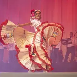 Presentación en la Gala Folklórica: Algarabía de México . Foto: Karla Millán 